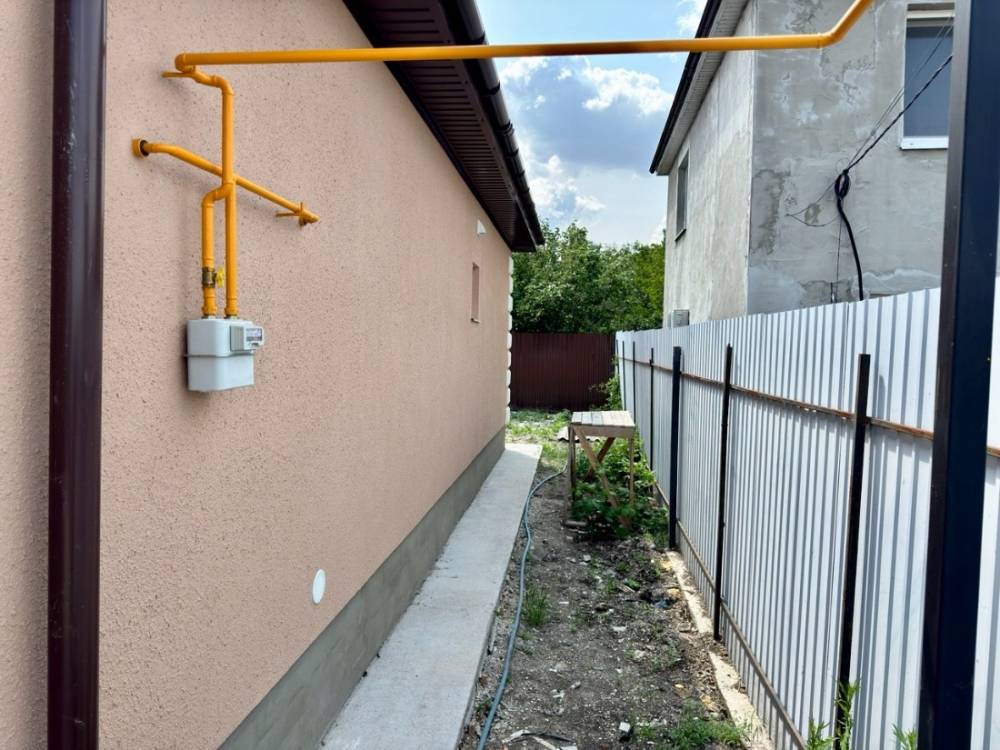 газ заведен в дом
